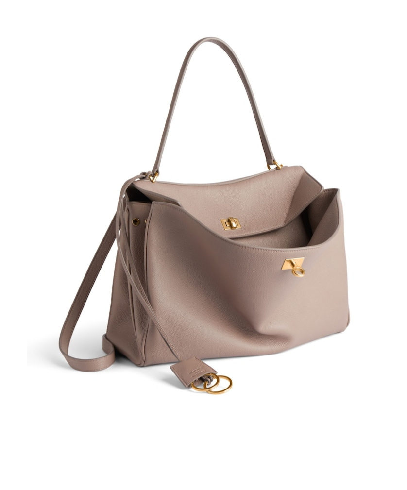 Balenciaga Medium Leather Rodeo Top-handle Bag