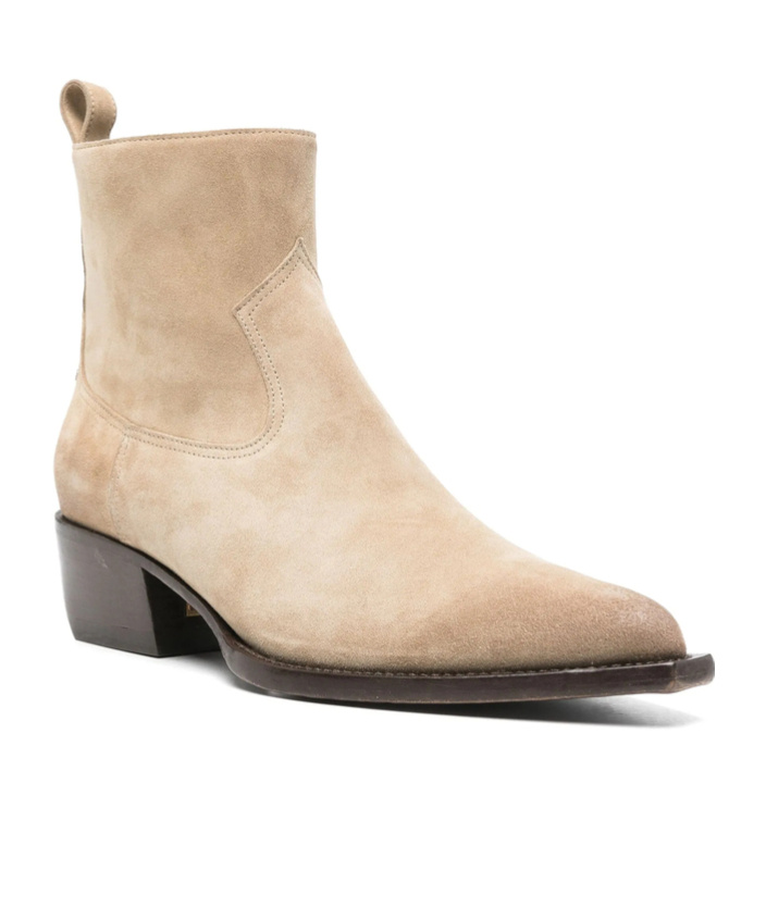 Golden Goose 45mm Debbie Boots In Nude