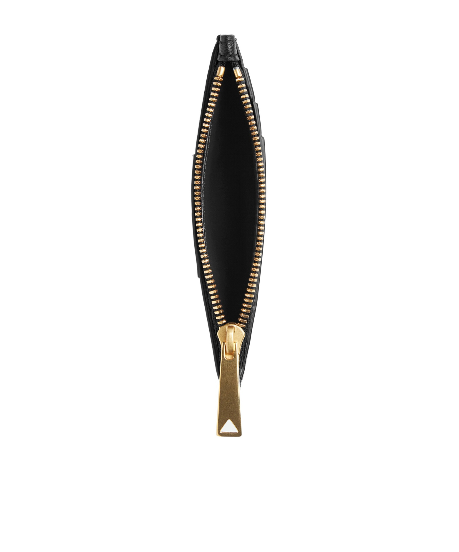 Bottega Veneta Black Cardwallet With Zip And Intrecciato Motif In Leather Woman In Black