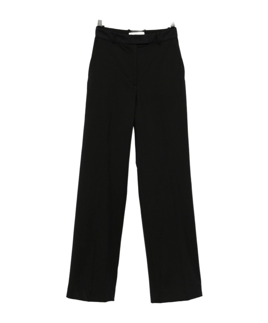 The Frankie Shop Belt Loop Casual Pants In Black