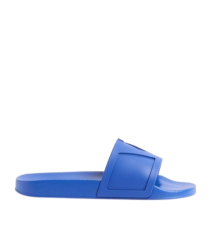 Valentino Garavani Men Coolside Pool Slides In Blue