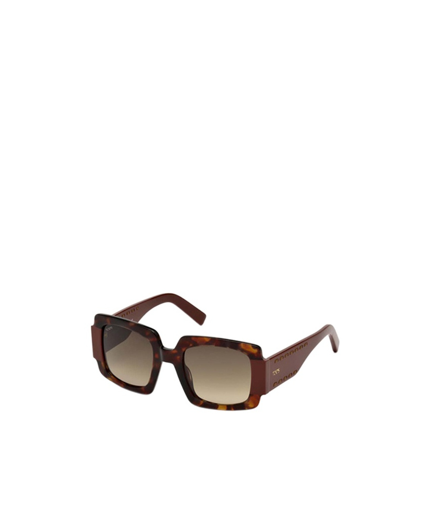 Shop Tod's Logo Sunglasses In Brown