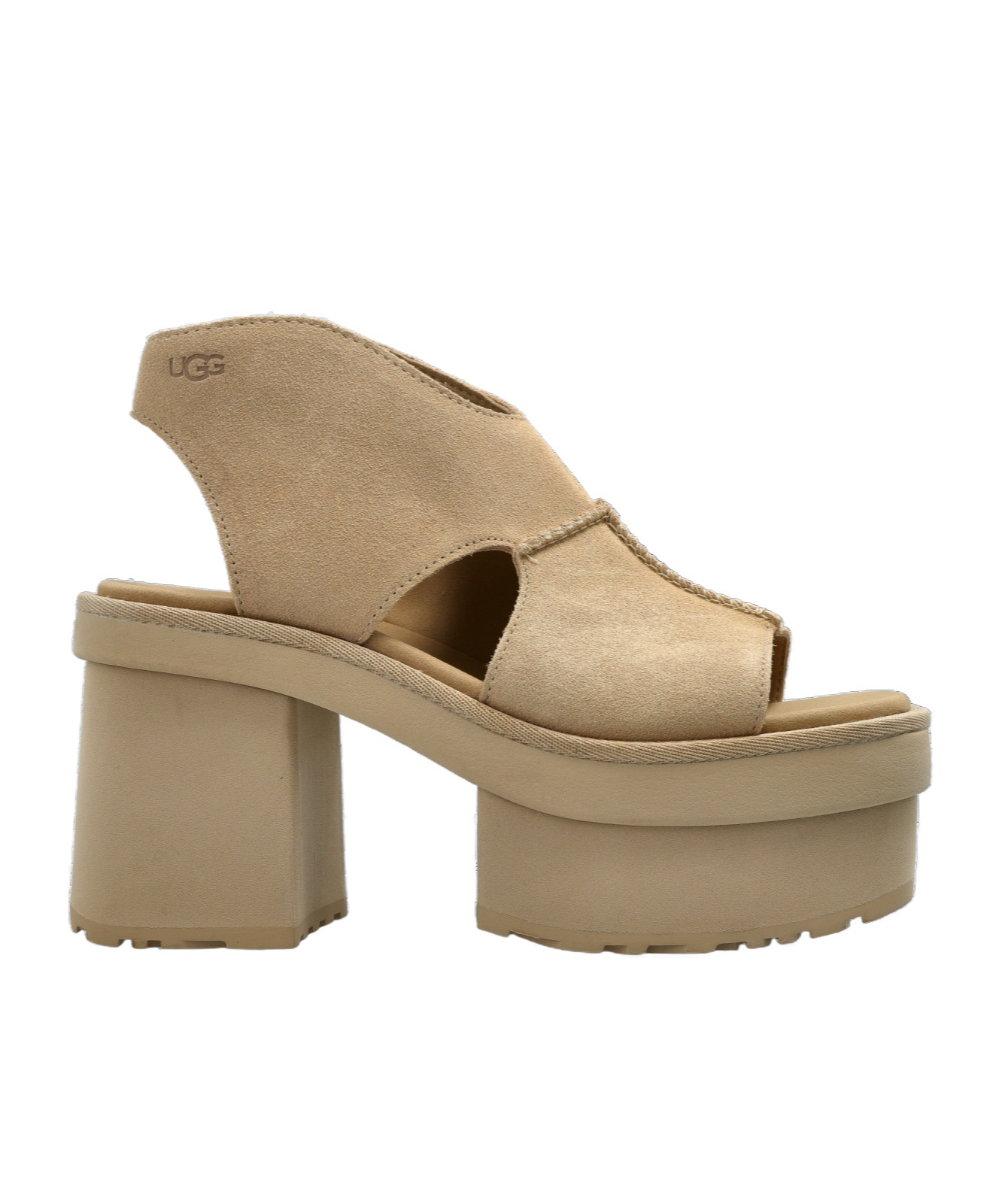 Ugg 80mm New Heights Platform Sandals In Brown