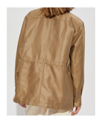 MONCLER LINEN UTILITY JACKET