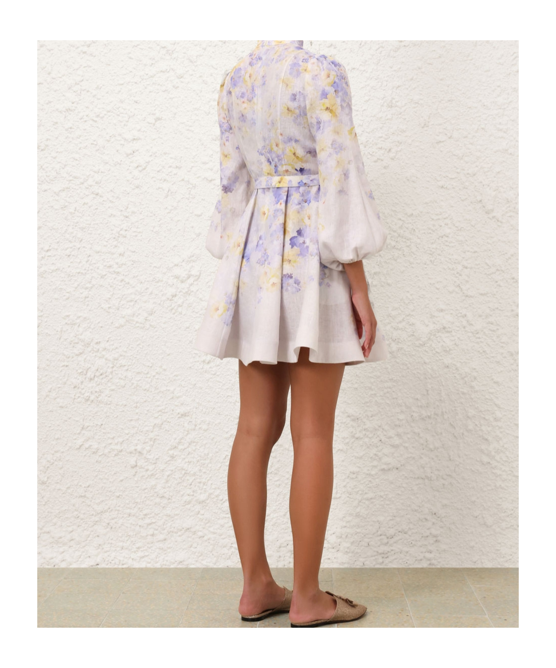 ZIMMERMANN ZIMMERMANN CRUSH BUTTONED MINI DRESS