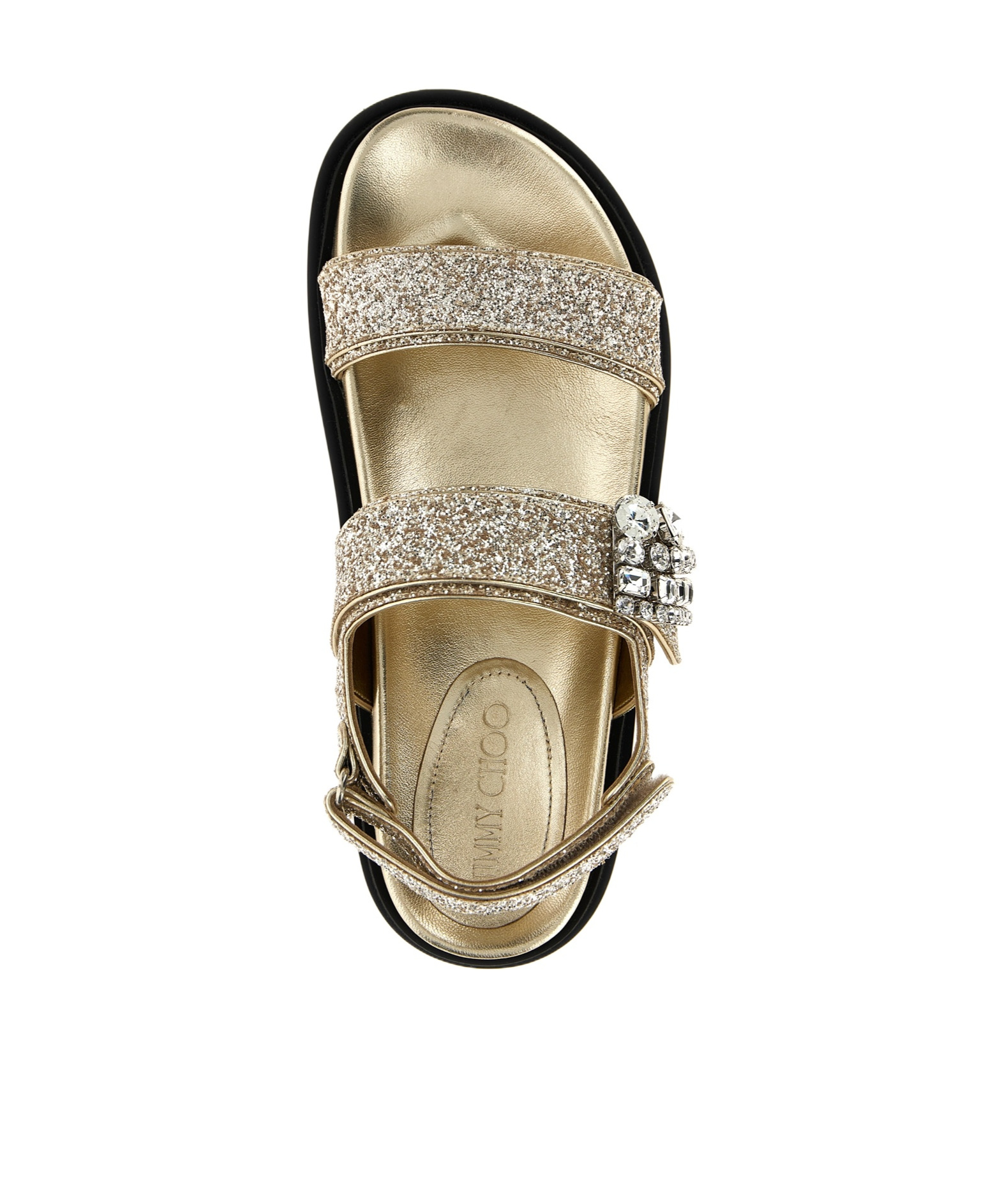 Jimmy Choo Verity Flat Sandals In Nude