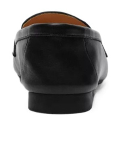 Coach Sculpted C Black Leather Loafers In Black