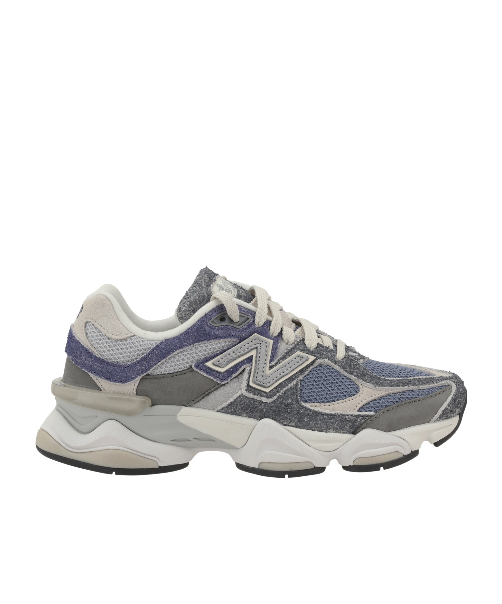 New Balance Mesh Panel Sneakers With Textured Outsole In Gray