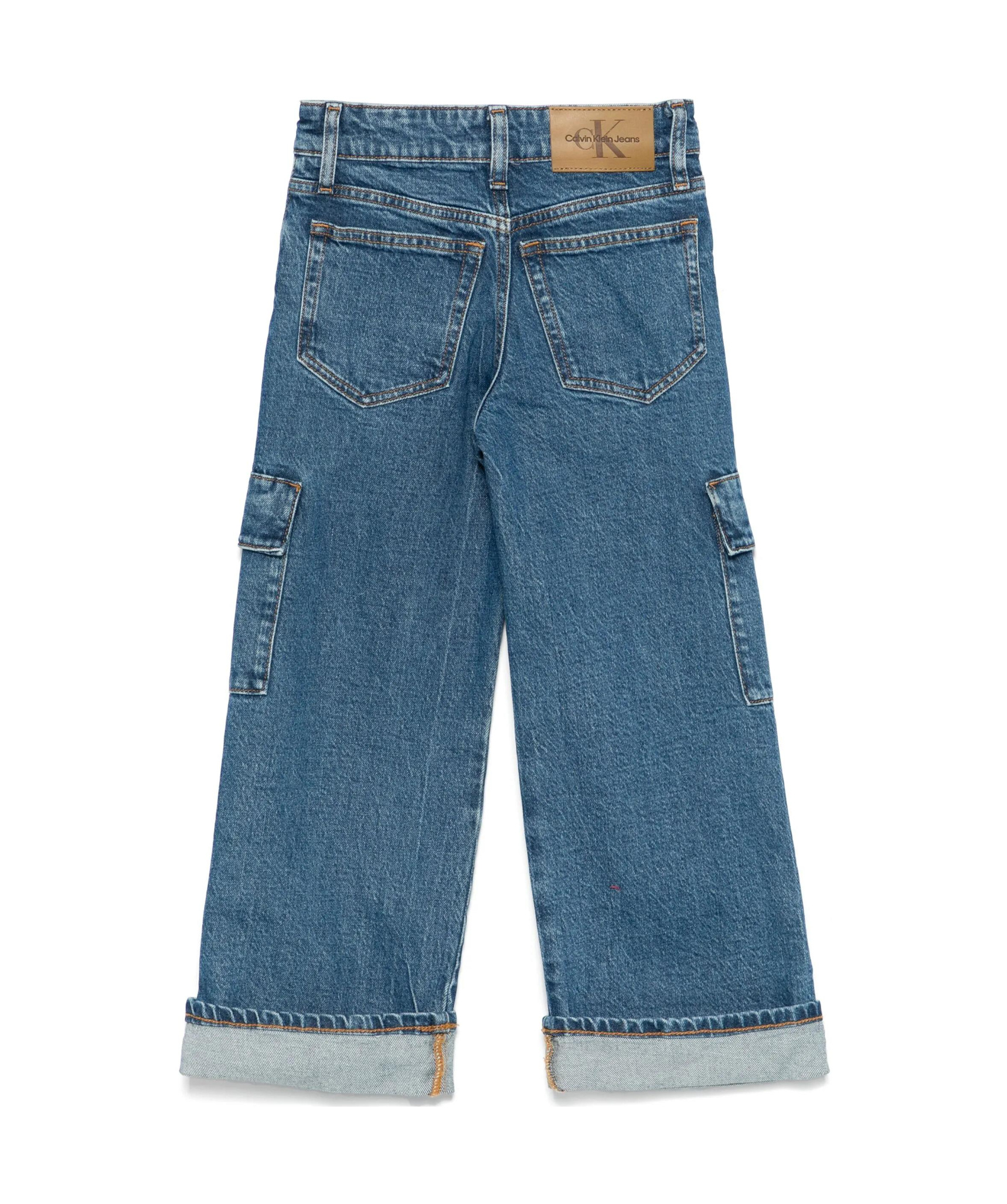 Calvin Klein Jeans Est.1978 Wide Leg Jeans In Blue