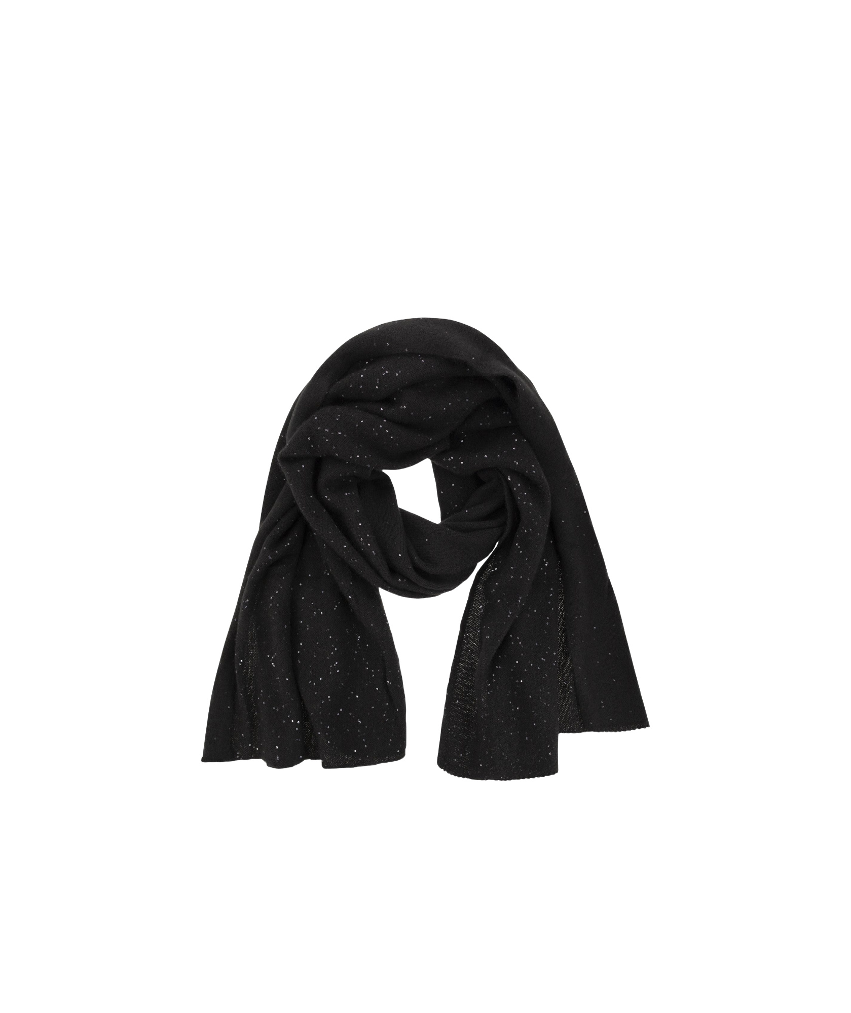 Fabiana Filippi Women's Scarf With Micro Sequins In Black