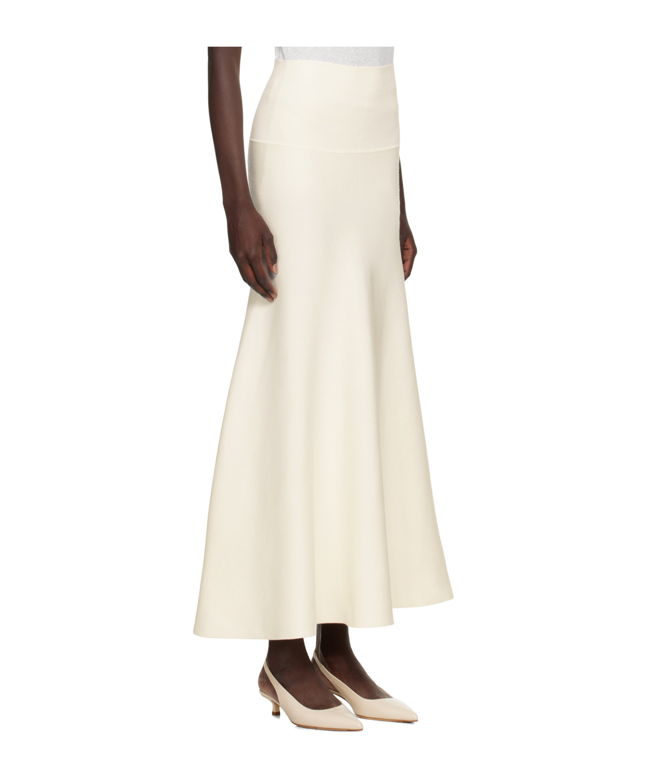 THE FRANKIE SHOP GABRIELLE MIDI SKIRT