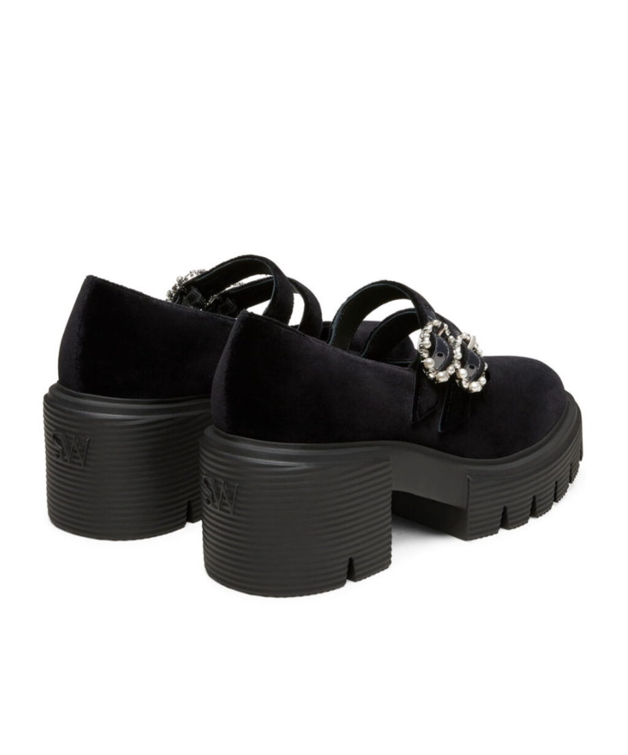 Shop Stuart Weitzman Leighton Mary Jane Pumps In Black