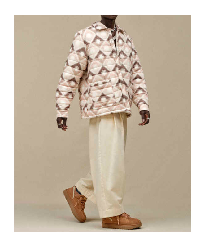 Ugg Padded Collar Sneakers With Durable Heel Strap In Brown