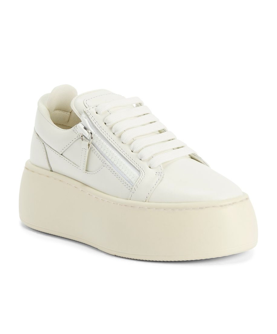 Giuseppe Zanotti Round-head Casual Shoes In White