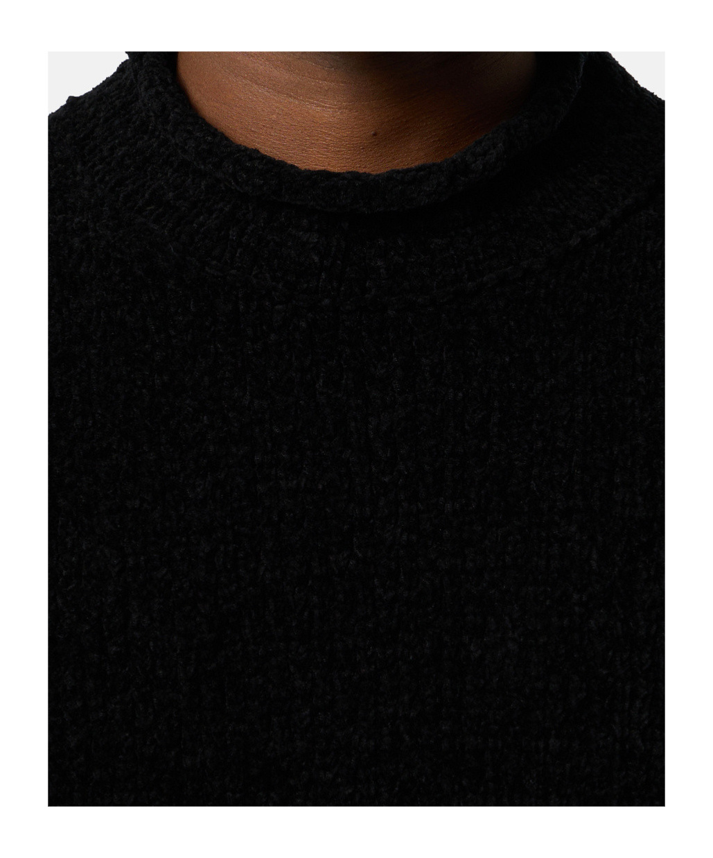 Stone Island Lightweight Wool Crew Neck Sweater With Raglan Sleeves Clothing In Black