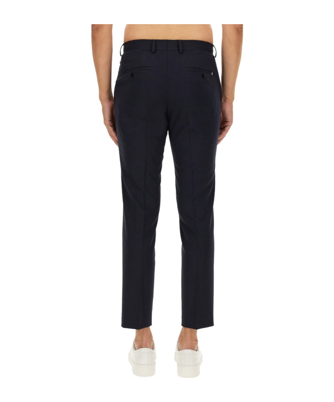 Hugo Boss Belt-loop Casual Pants In Black