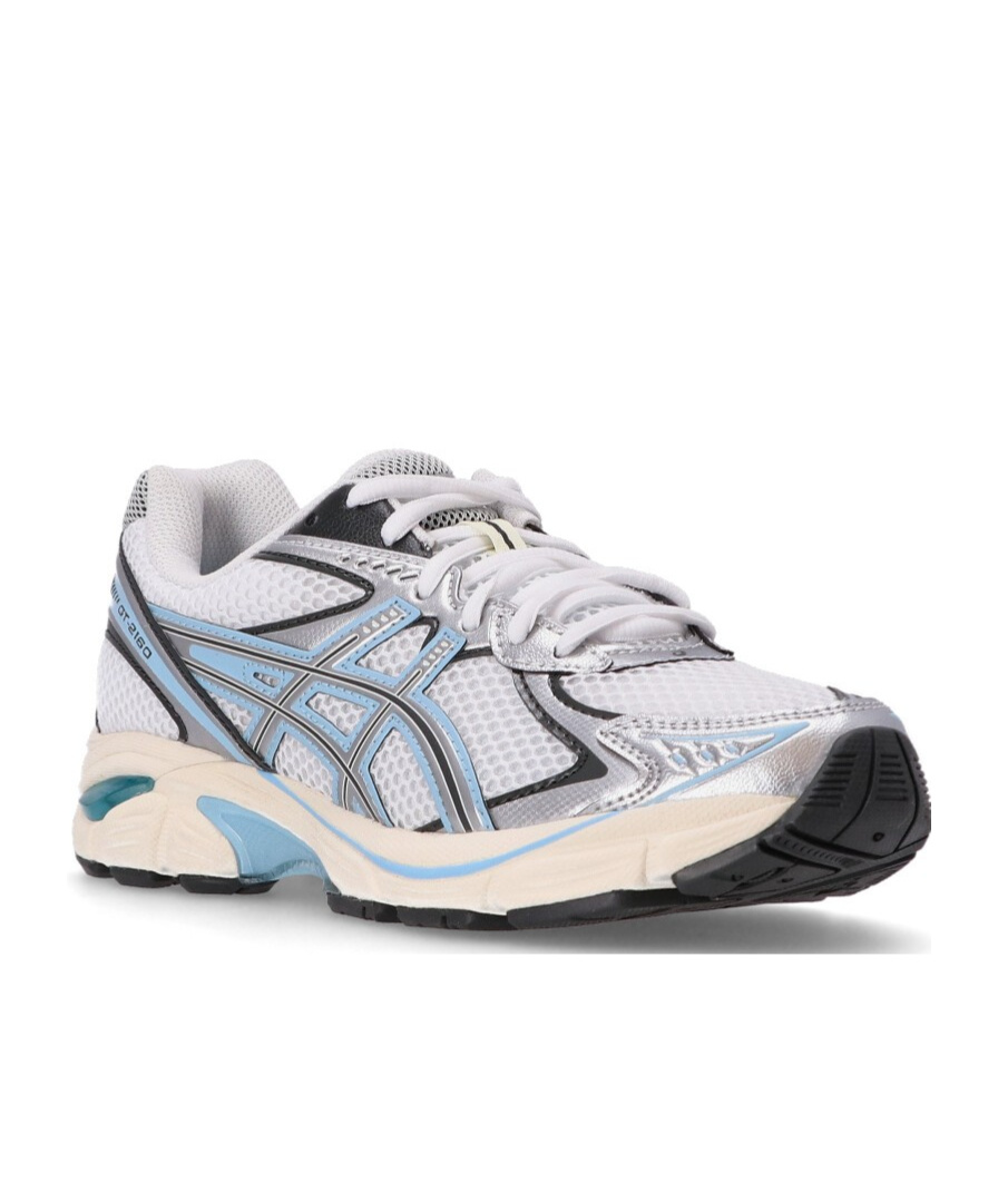 Asics Gt-2160 Faux Leather-trimmed Mesh Sneakers In White