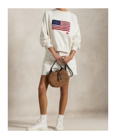 Shop Polo Ralph Lauren Logo-embroidered Sweatshirt In White