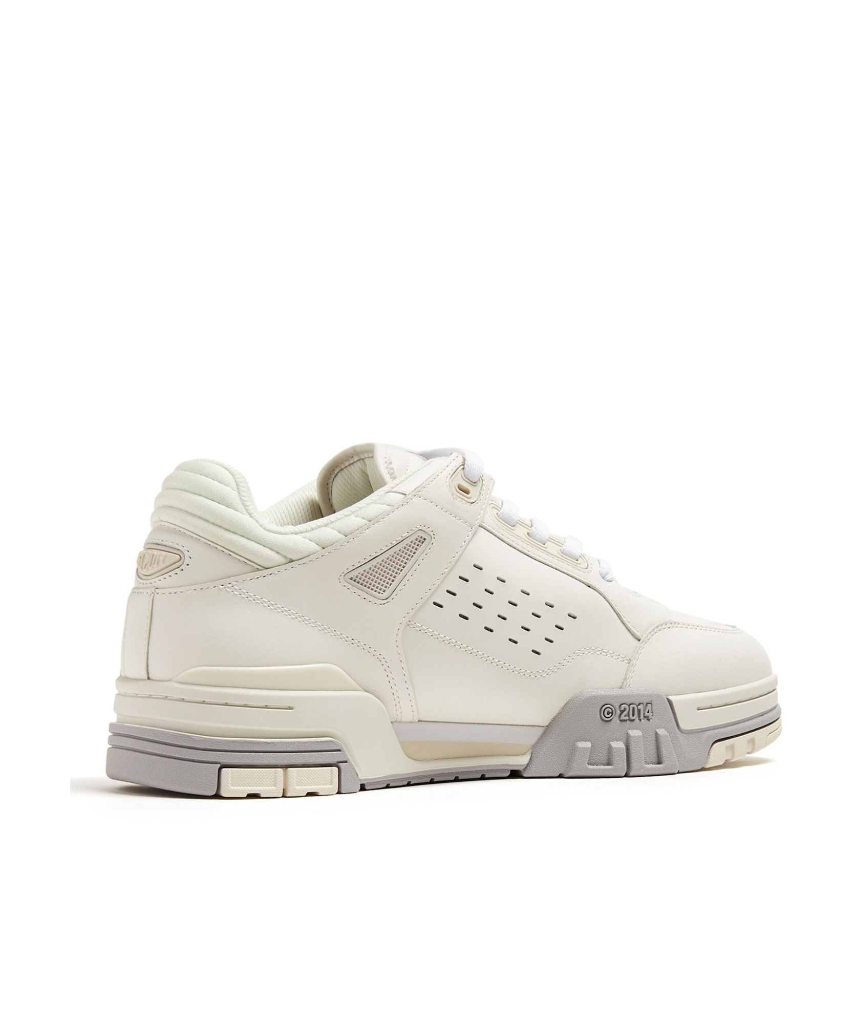 Axel Arigato Onyx Mesh-trimmed Perforated Leather Sneakers In White