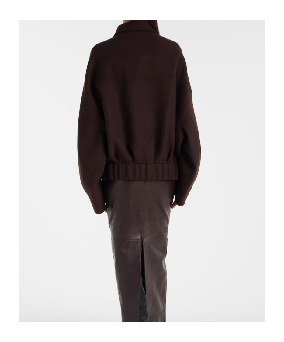 Khaite Odin Wool Jacket In Brown