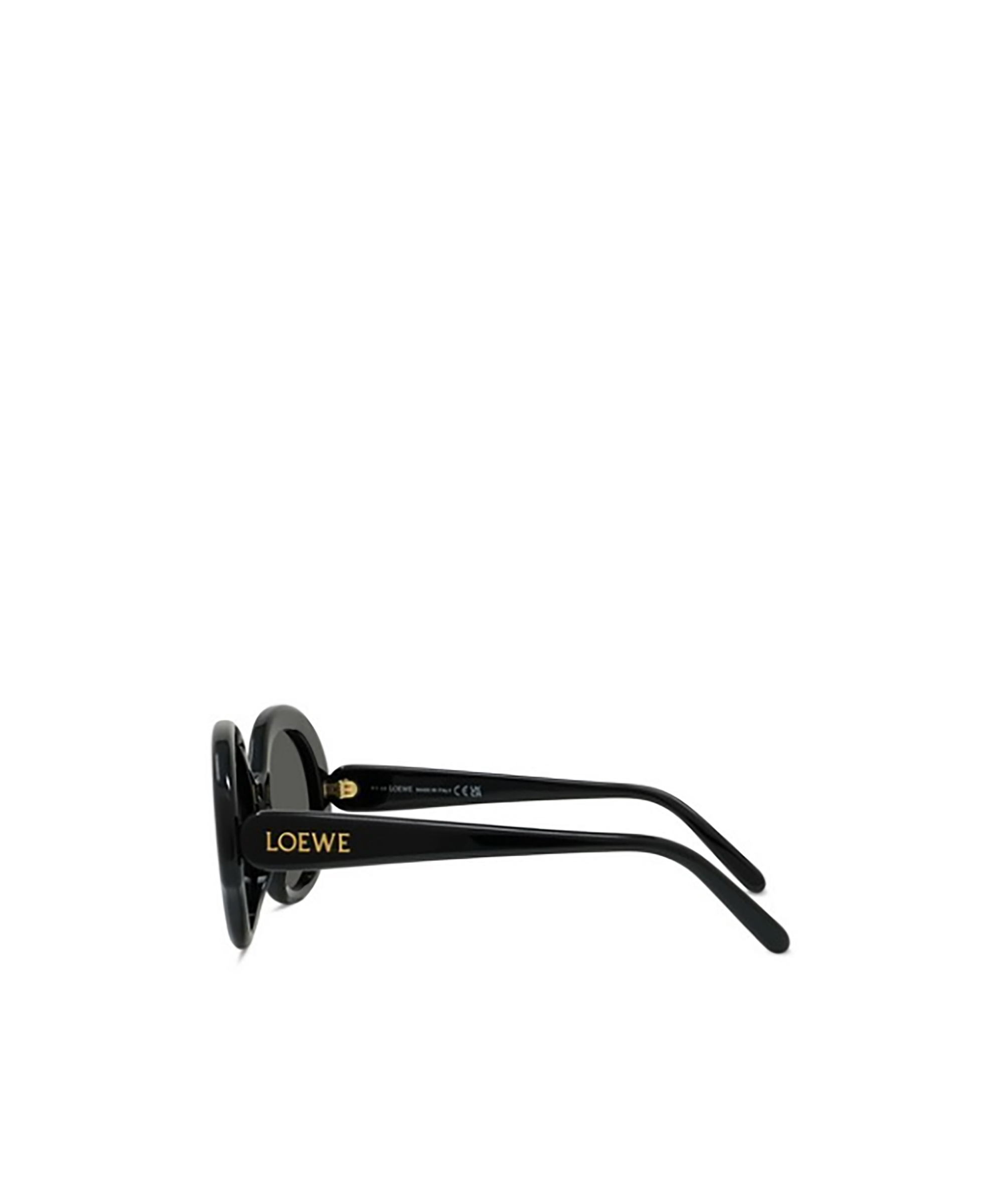 Loewe Logo Round Sunglasses In Gray