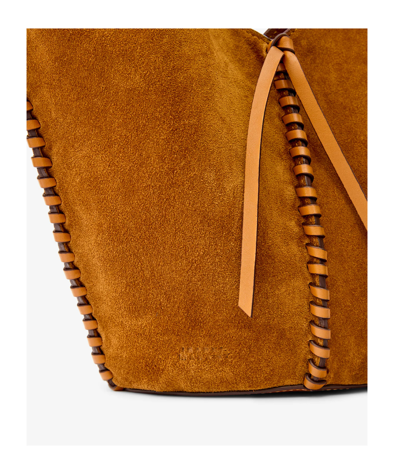 Shop Isabel Marant Tampa Mini Bag In Cognac