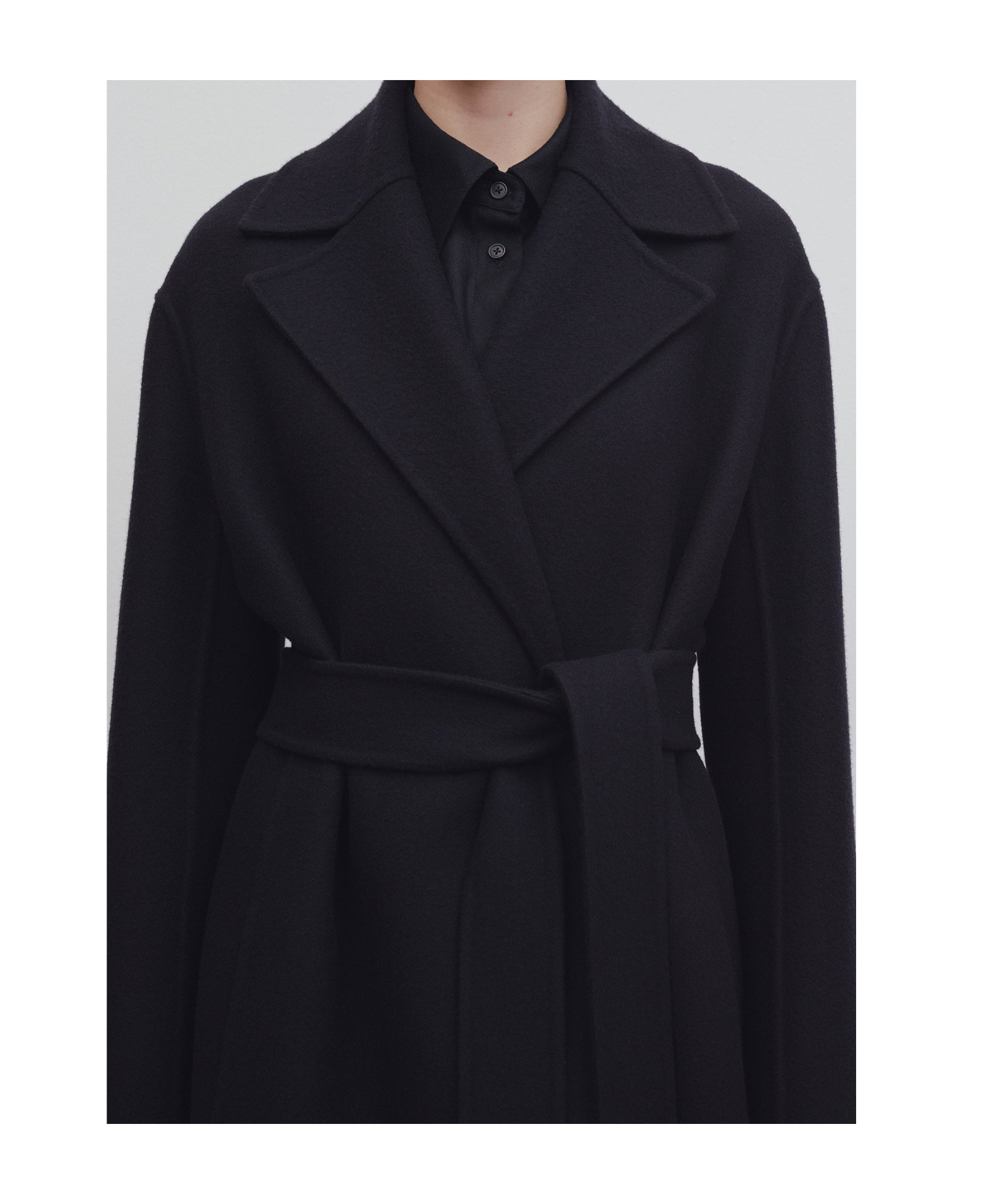 The Row Malika Coat In Black