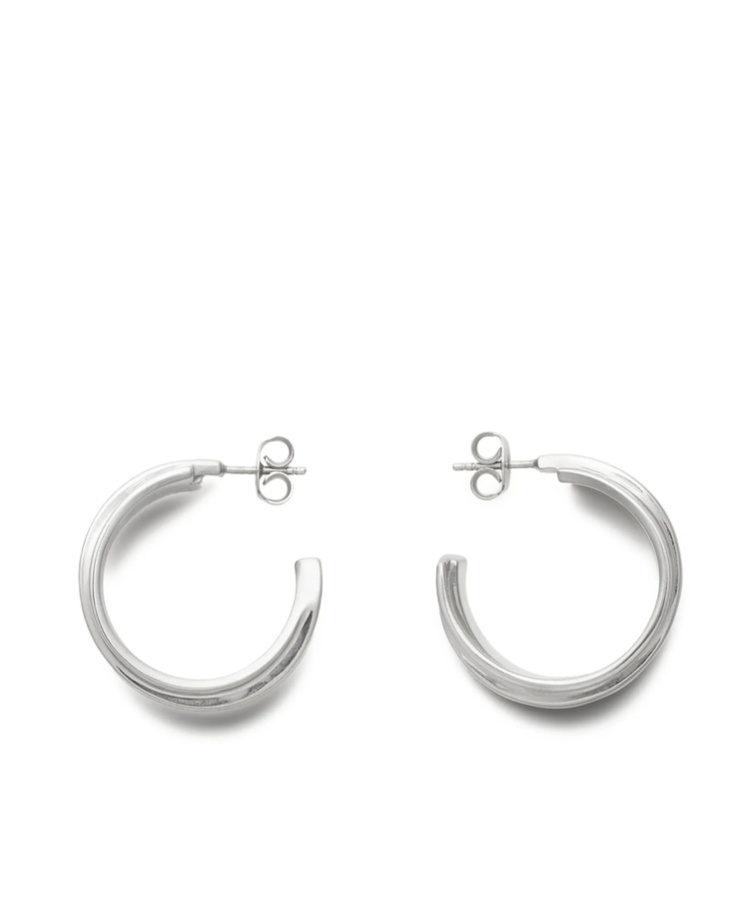 Mm6 Maison Margiela Triple Number Hoop Earrings