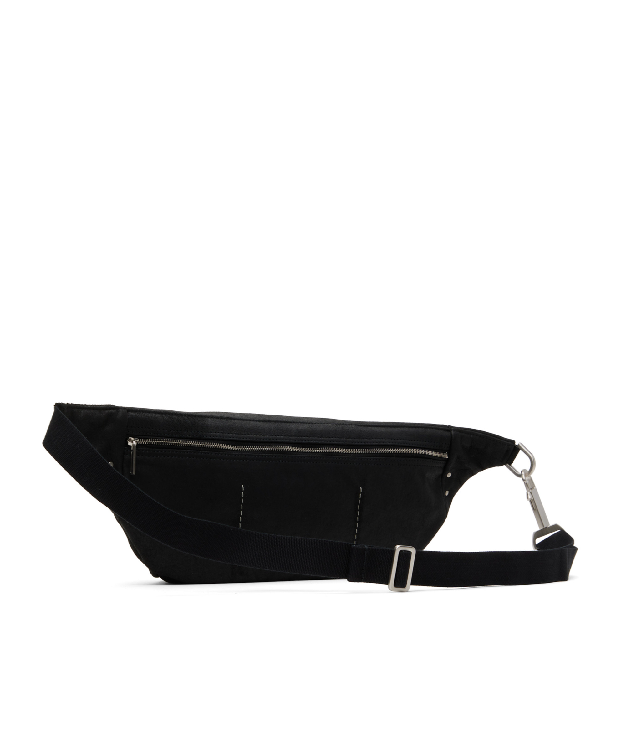 Rick Owens Zippered Crossbody Bag In Black