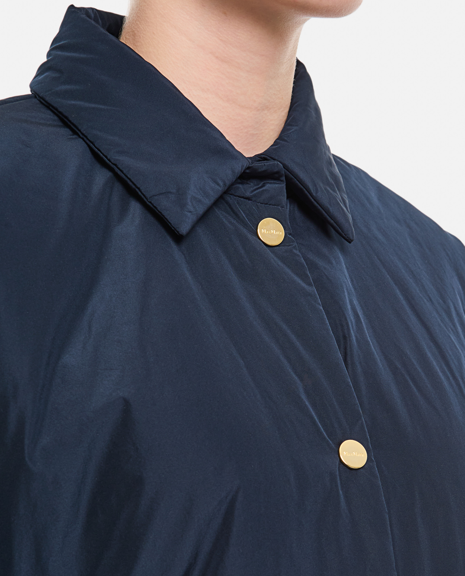 Max Mara Long-sleeved Casual Jacket In Black