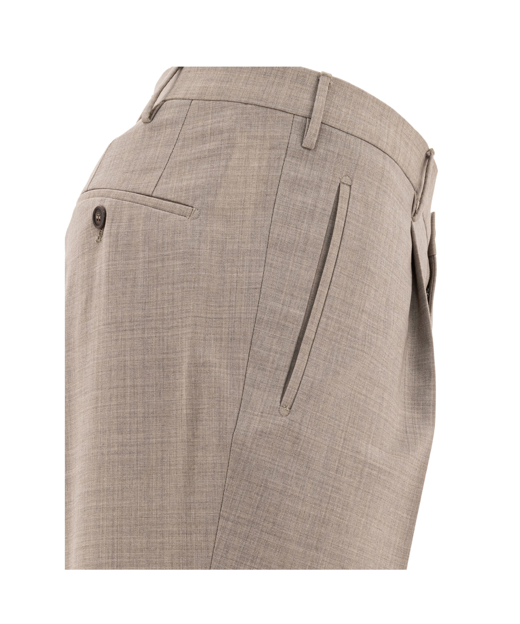 Incotex Belt-loop Casual Pants In Nude