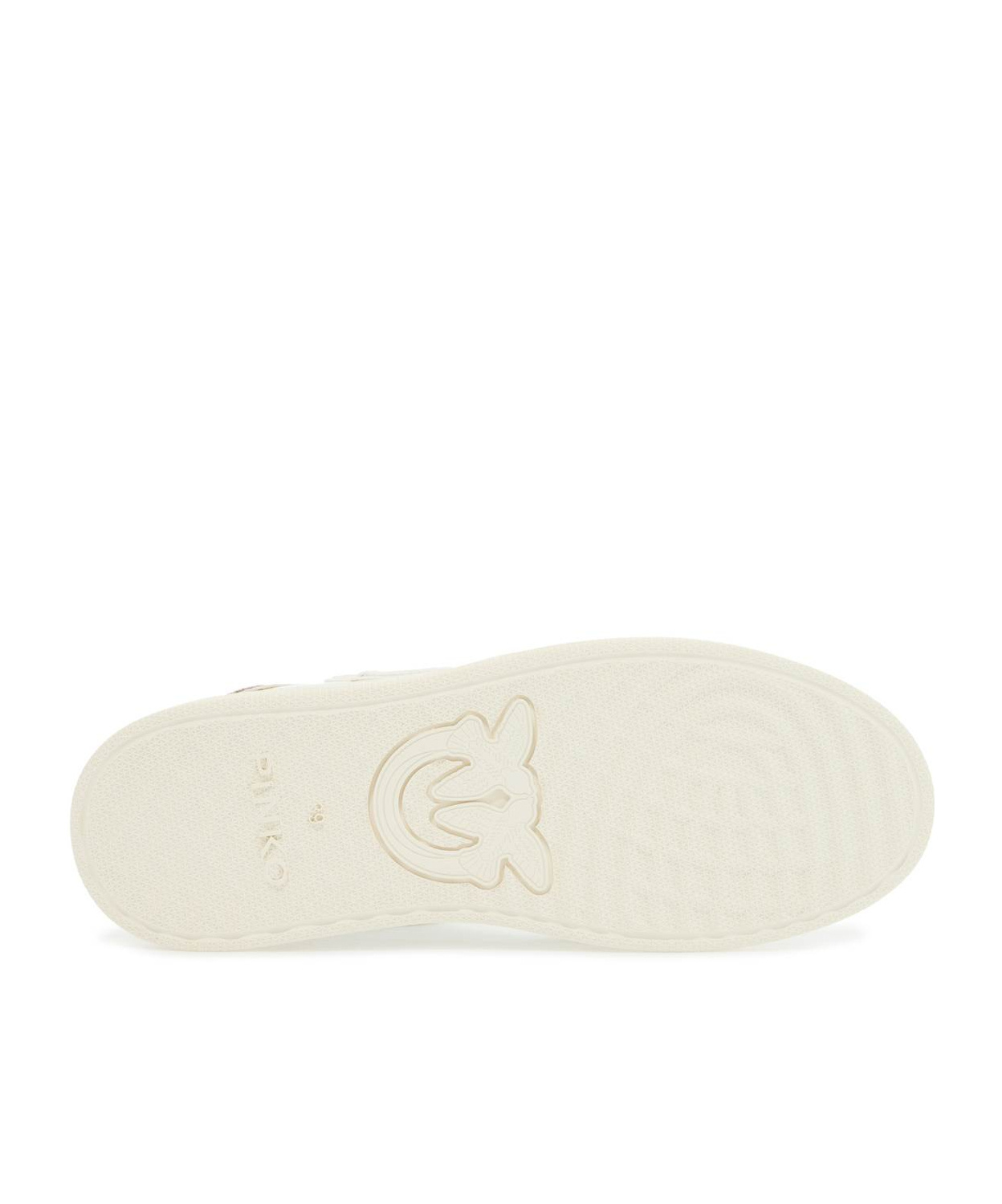 Shop Pinko Love Birds-motif Sneakers In White