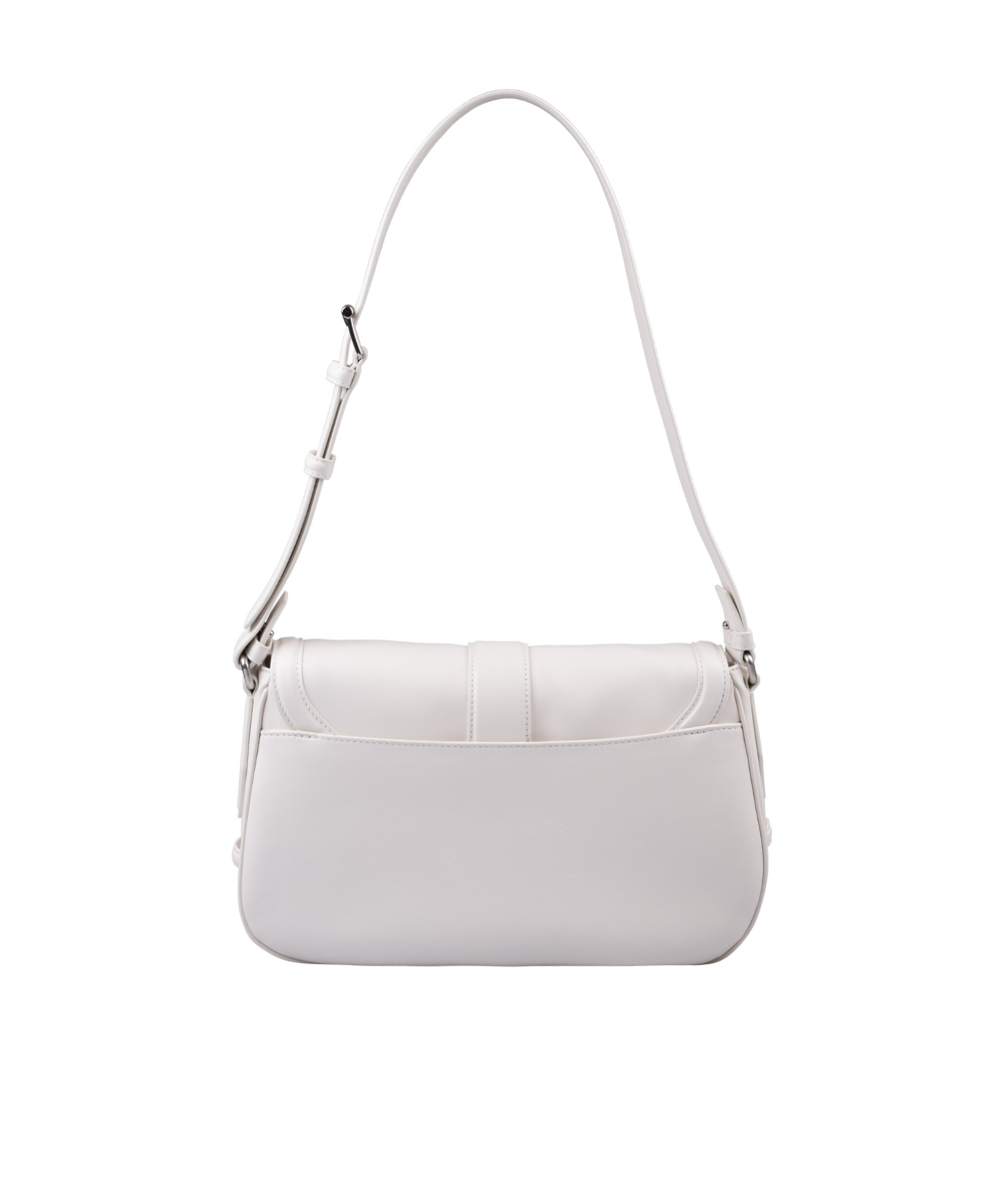 Alexander Mcqueen Flap Shoulder Bag In White