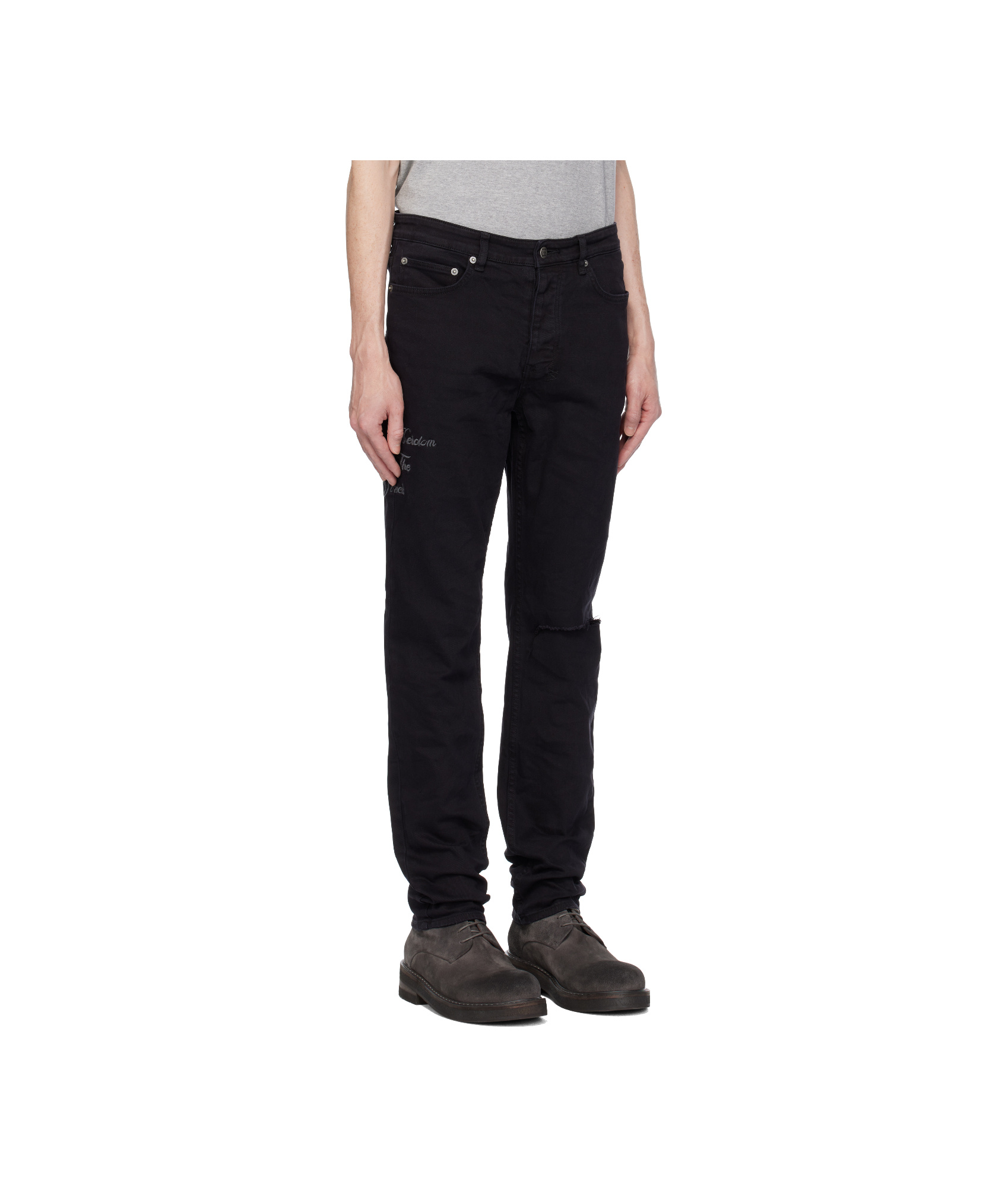 KSUBI CHITCH GHOSTED LOCK UP JEANS