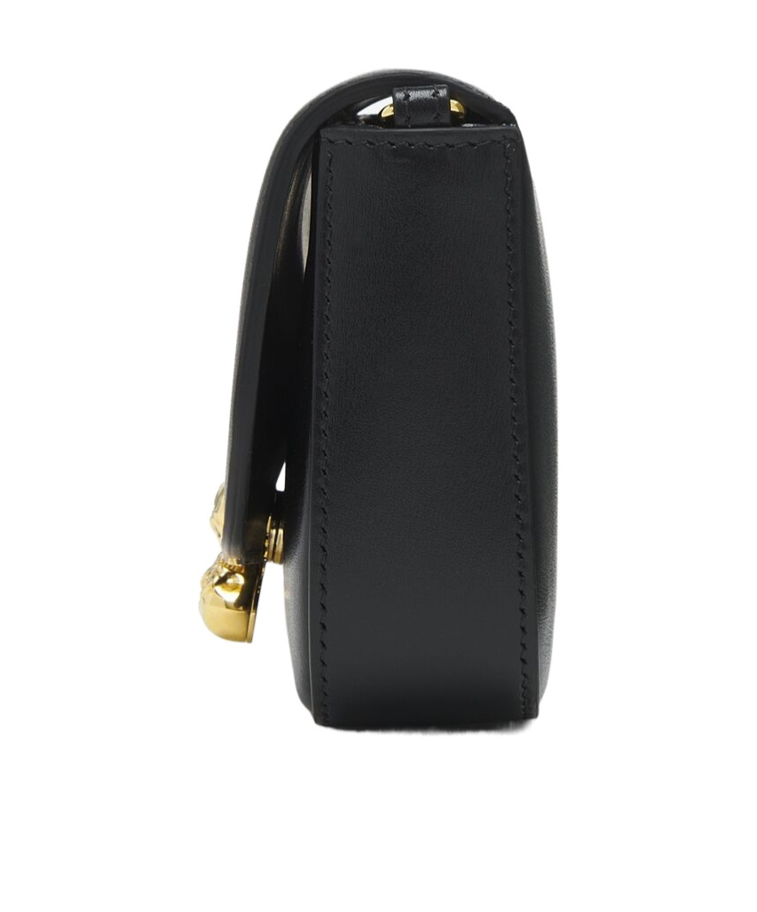 Alexander Mcqueen Skull Flower Leather Shoulder Bag