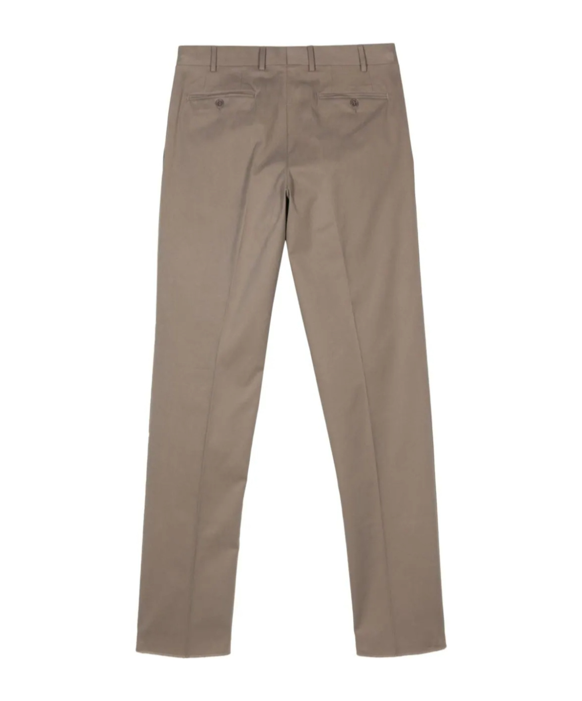 Canali Straight-leg Chinos In Gray