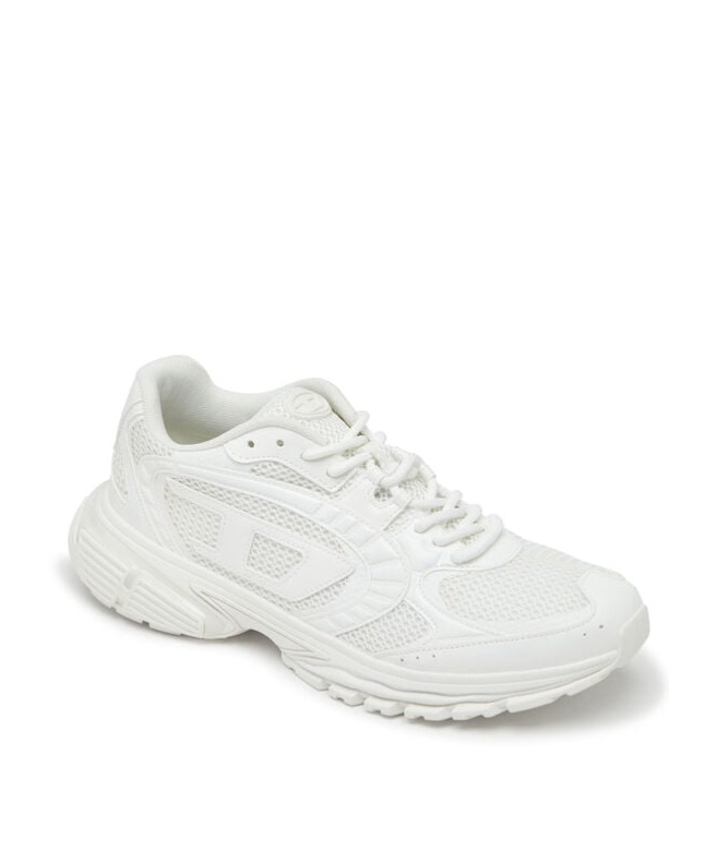 Diesel Woman Sneakers White Size 7.5 Textile Fibers In White