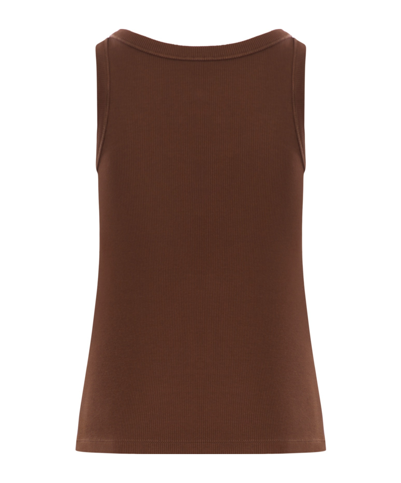 Shop Miu Miu Round-neck Vest In Brown
