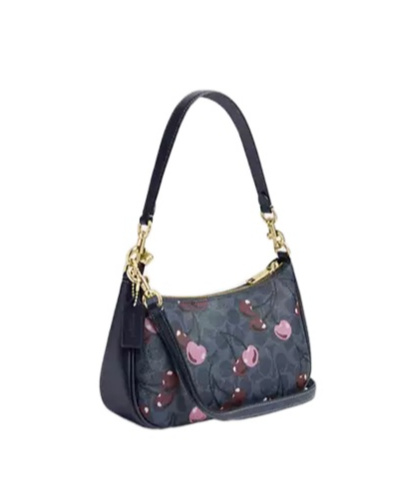 Coach Zippered Shoulder Bag Shoulder Bag In Black
