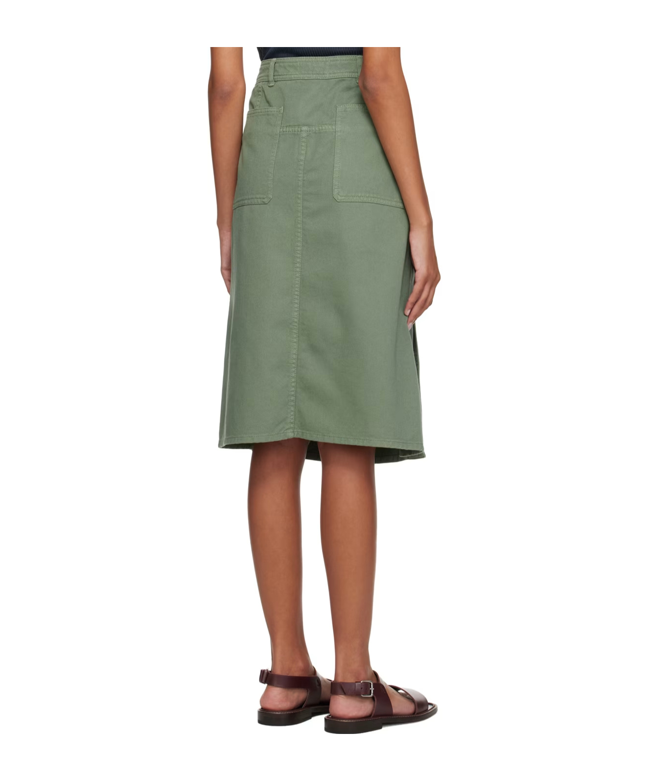 LEMAIRE DENIM MINISKIRT