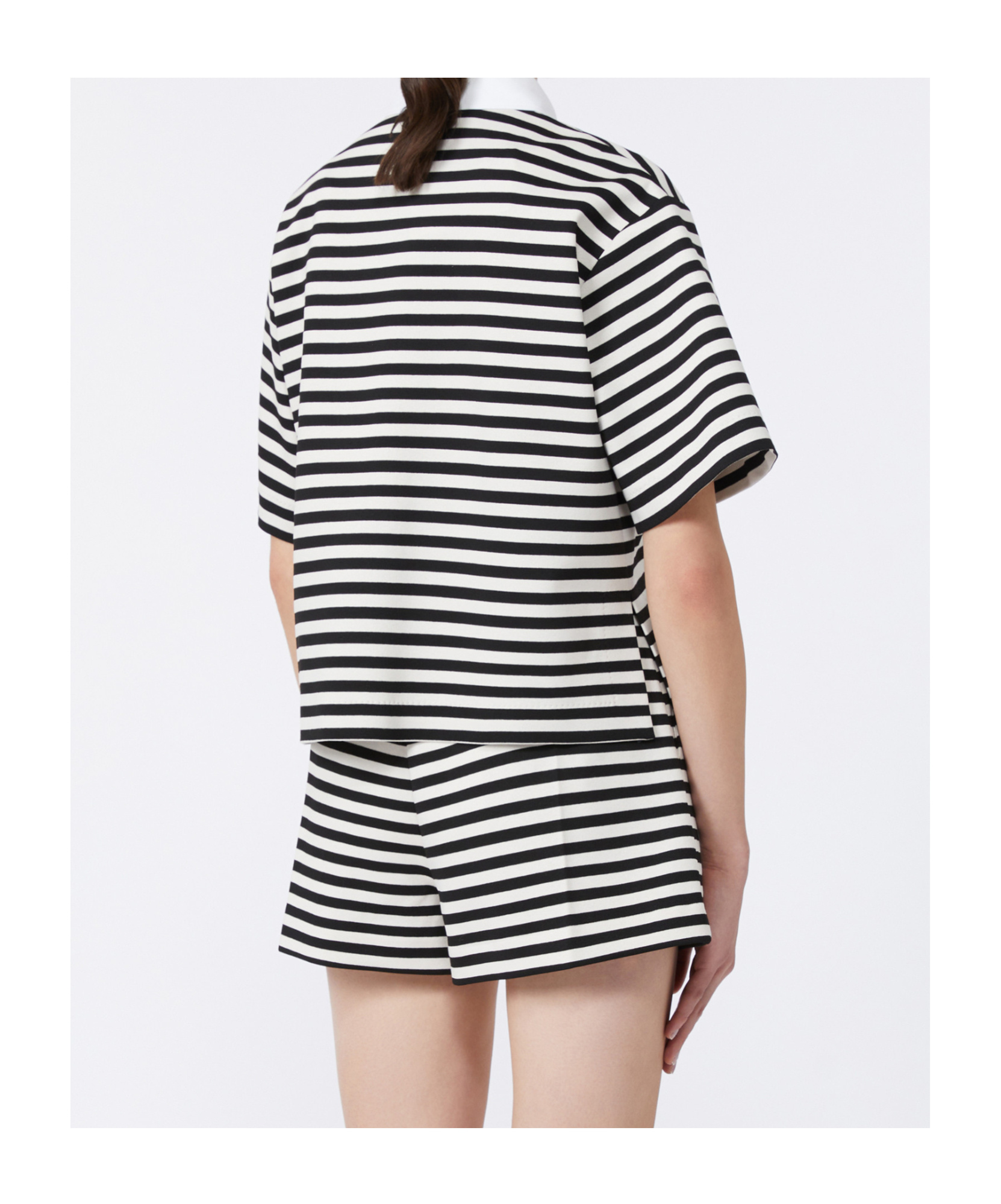 Max Mara Jersey Stripe Short-sleeve Wilson Shirt