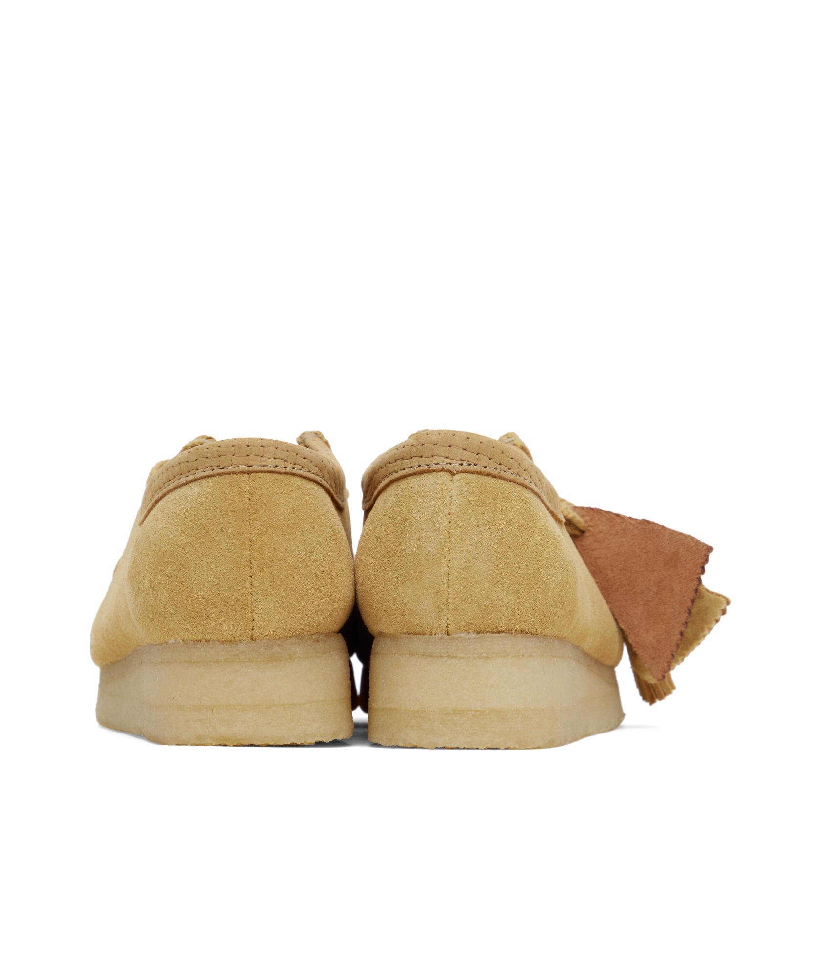 Clarks Wallabee Casual Shoes In Golden Brown