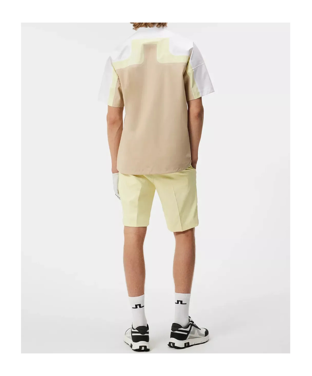 J. Lindeberg Logo Short-sleeved Raincoat In Brown