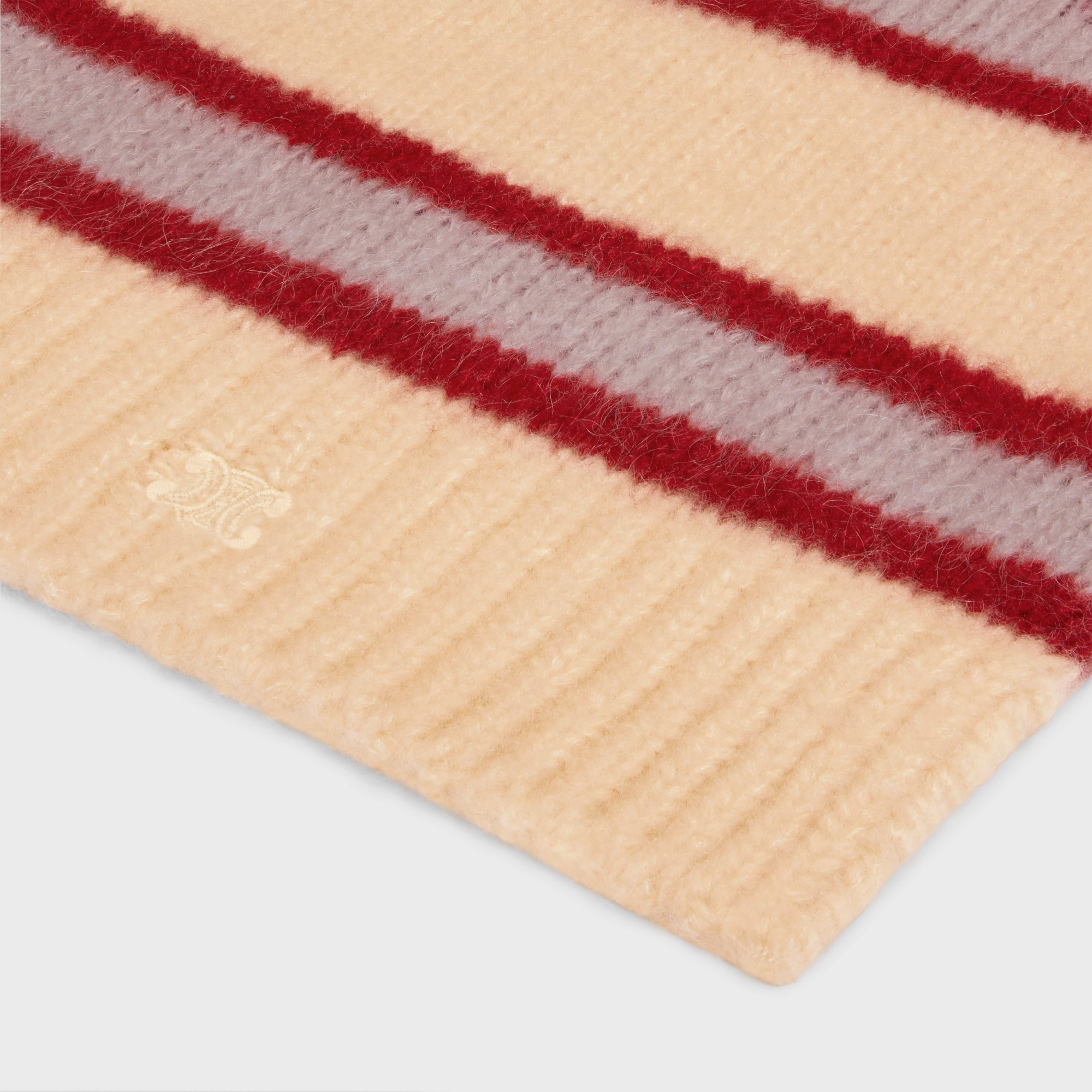 Celine Rectangular Scarf In Buy Vanilla/pink/red Now