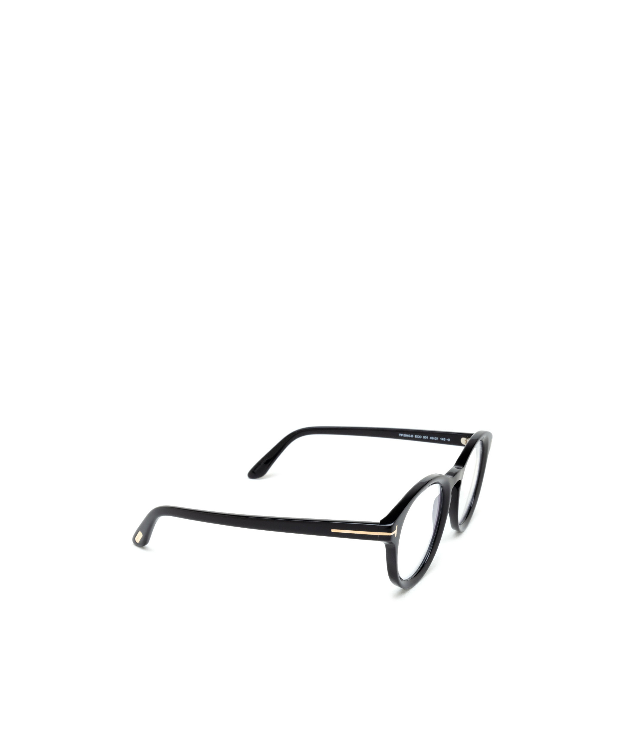 Tom Ford Eyewear Round Frame Glasses In Black