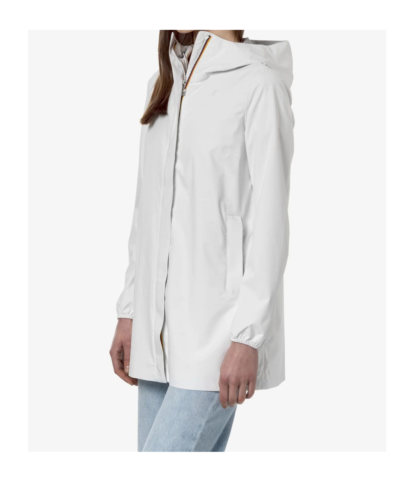 K-way Sophie Hat Casual Jacket In White