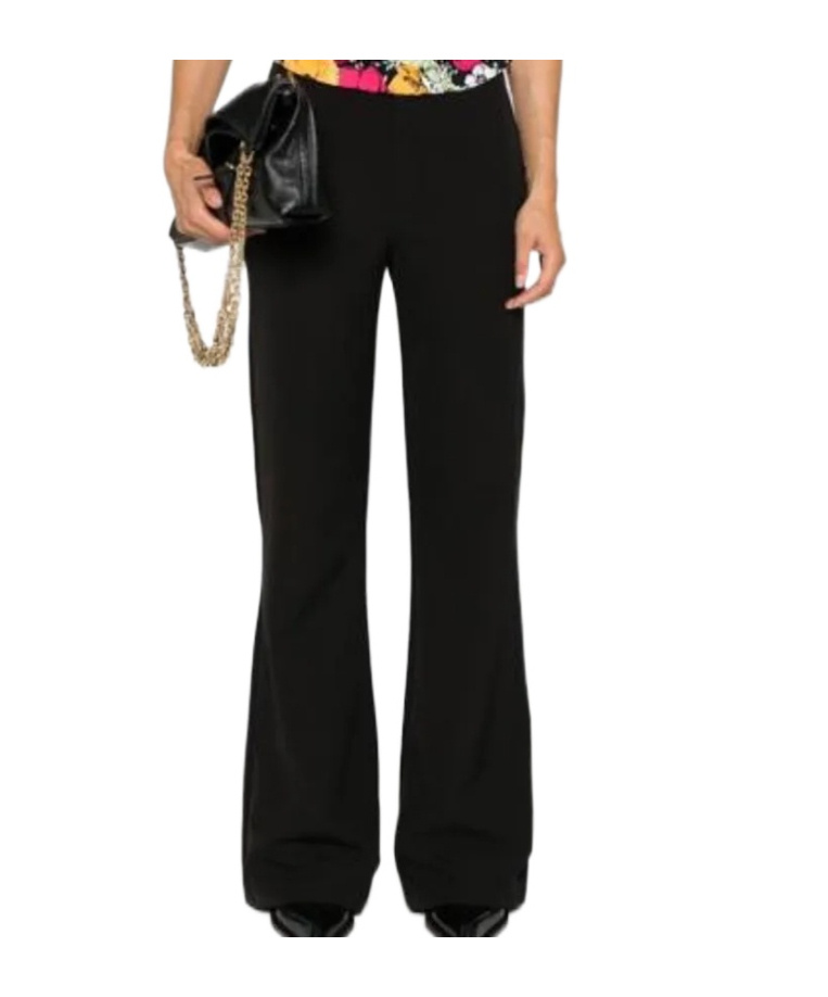 Moschino Straight-leg Trousers In Black