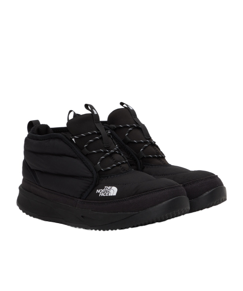 The North Face Nse Nf0a7w4o Mens Us 9.5 Black White Lace Up Chukka Boots Rhs2713 In Black