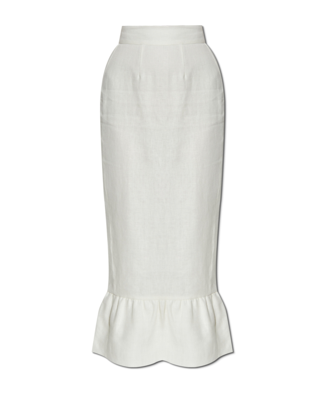 Shop Posse Ruffled Linen Skirt