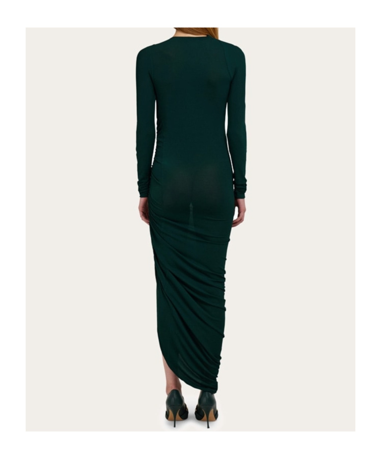 Ferragamo Crepe Light Jersey Midi Dress
